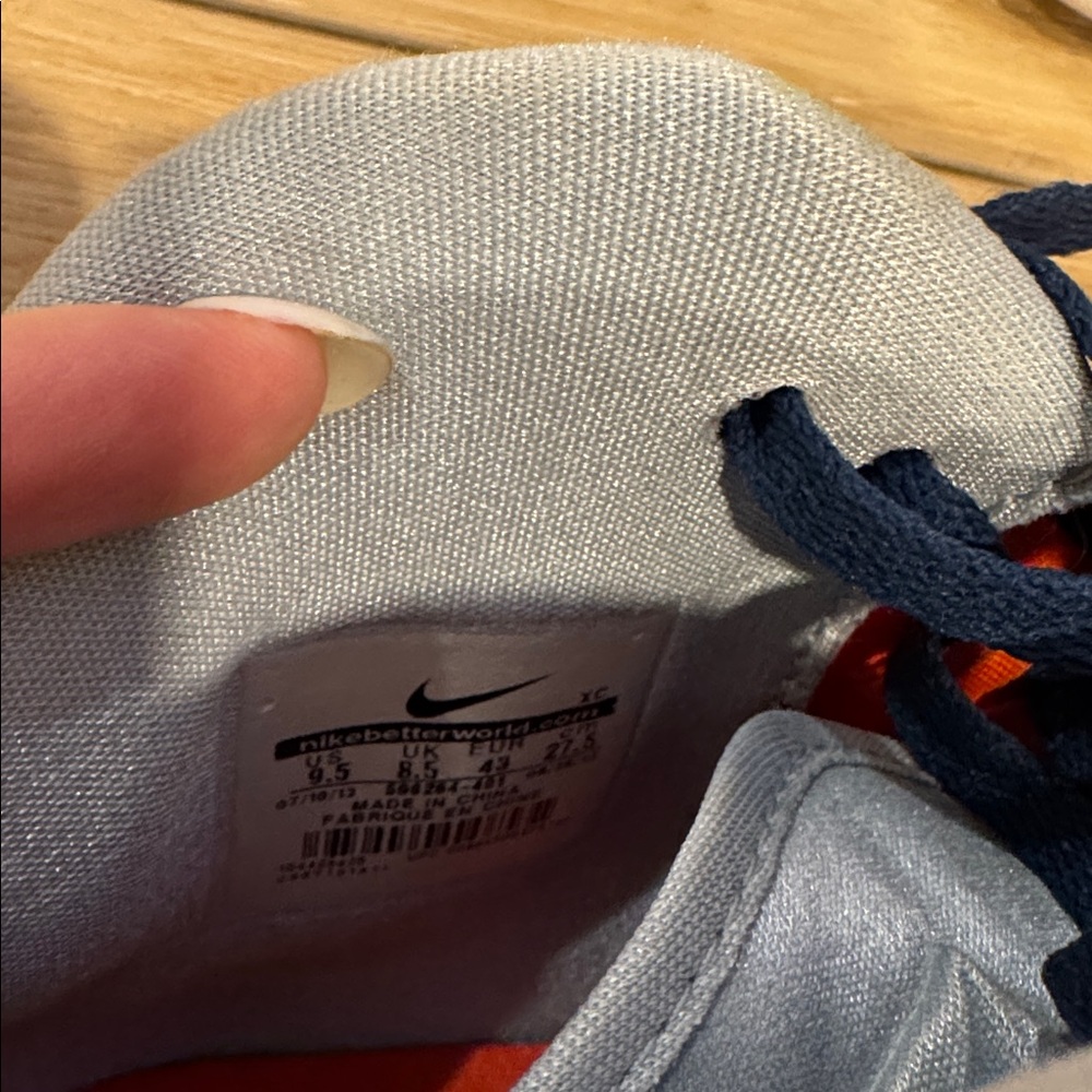 Nike Zoom Soldier VII Shoes - Brave Blue/Armory/Team Orange - Picture 6 of 7